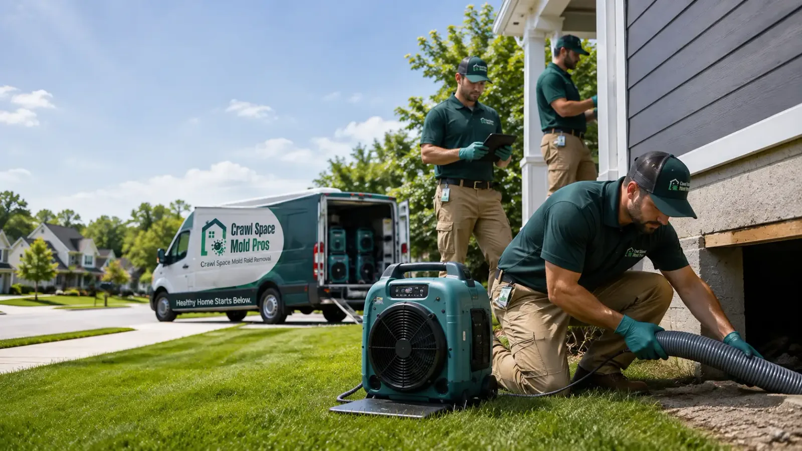 Crawl Space Mold Removal in Carmi, IL